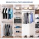 thumbnail image 3 of 30pcs Adult Coat Hangers, Strong Plastic Coat Hangers, Space Saving Black Hangers 16.5" Wide, 3 of 5
