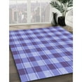 thumbnail image 2 of Ahgly Company Indoor Square Patterned Denim Blue Area Rugs, 5' Square, 2 of 6