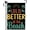 Life is better at the beach, variant on Life is Better at the Beach Small Garden Flag 12.5x18 Double Sided Burlap Inspirational Summer Garden Flag for Outdoor Beach House Yard Decoration
