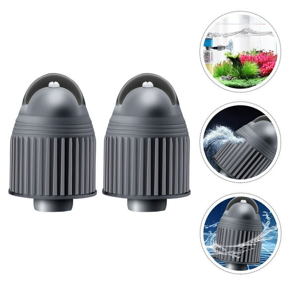 OUNONA 2-Pack Professional Plastic Aquarium Wave Maker with Multi-Angle Rotation and Powerful Propeller for Home Fish Tanks