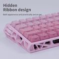 thumbnail image 4 of Magnetic Switch Gaming Keyboard, 61-Key 60% Layout, 6-Color Skeleton Hollow Case, RGB Backlit, Full N-Key Rollover, Hot-Swappable Adjustable Magnetic Switches, Backlit PBT Keycaps, 4 of 8