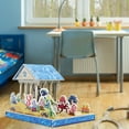thumbnail image 3 of VONKY 3D Paper Assembly Toy Children Architecture Building Paper Model Kids Early Education Assembly House Toy Type 1, 3 of 9
