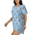 thumbnail image 2 of Xecao Cute French Bulldog print Swimsuit for women, Summer-ready, sporty style.Quick-dry fabric. Many sizes & colors., 2 of 9
