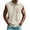 Khaki, variant on SROBPTY Mens Summer Top, Sleeveless Shirts for Men, Men's Casual Fashion Solid Color Button Lapel Hook Buckle Pocket T Shirt Short Sleeved Purple, XL