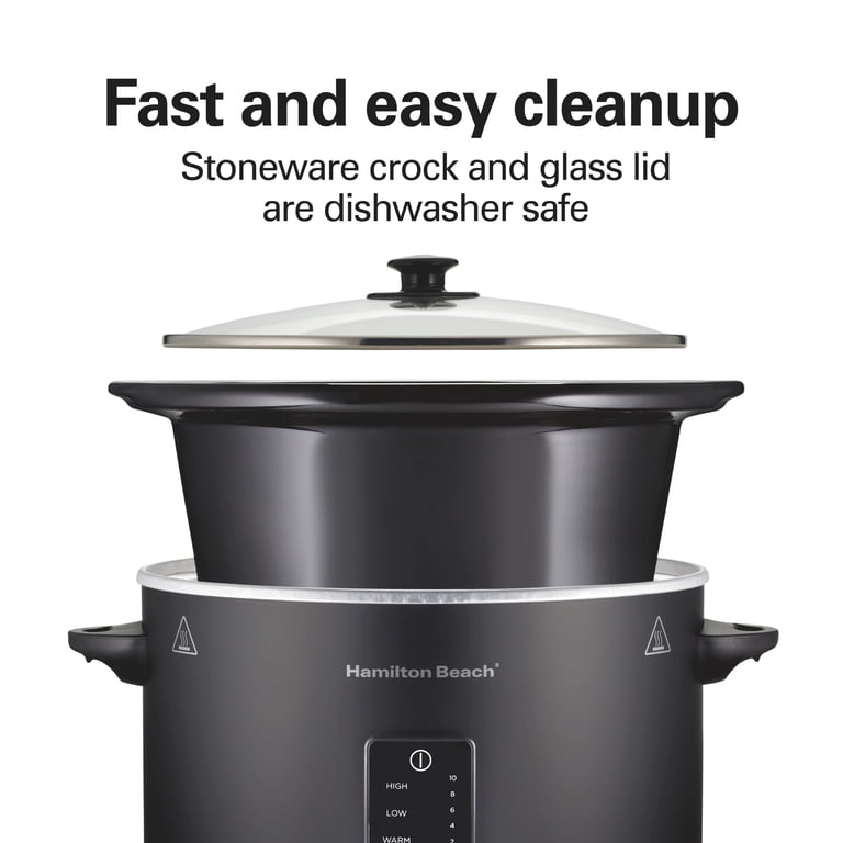 Hamilton Beach 5-Quart Programmable Slow Cooker, Black photo 7
