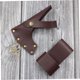 thumbnail image 3 of 1 Set Lumberjack Protective Case Bag Protective Cap Hatchet Sleeve Protector Tool Portable Axe Cover Outdoor Hatchet Cover Main Storage Bag Leather, 3 of 5