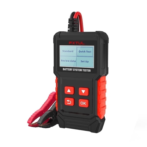 FXTUL BT50 Digital Car Battery Tester, 12V Automotive Battery Analyzer with 20-2000 CCA Load Test