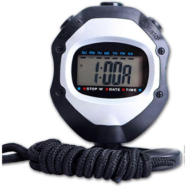 Sports digital stopwatch Multifunction electronic stopwatch Stopwatch Referee timer