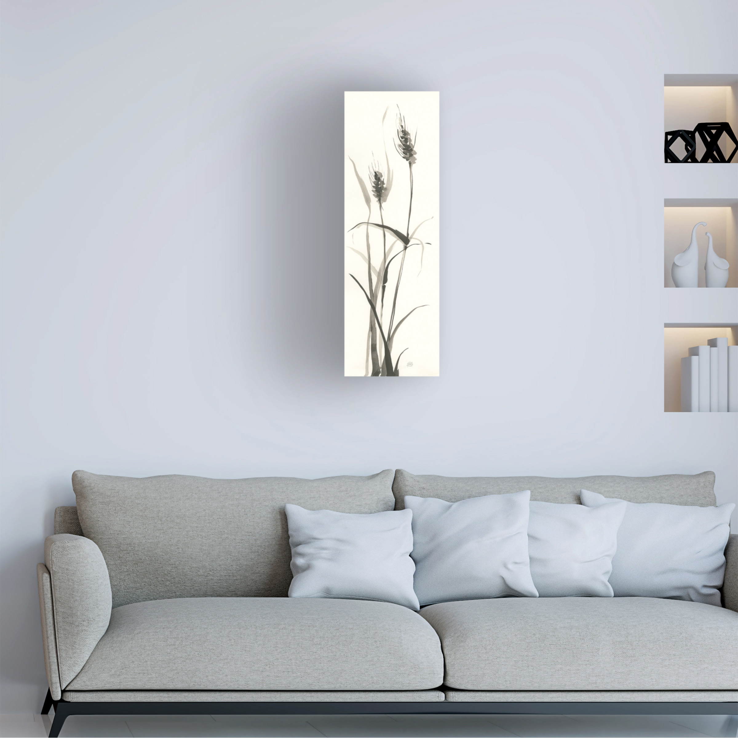 Trademark Fine Art "Wild Grass I" Canvas Art by Chris Paschke