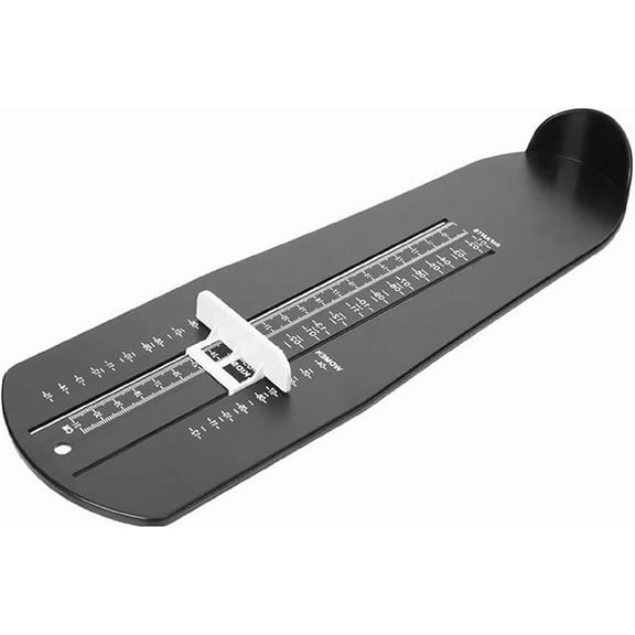 RUseeN Foot Measurement Device For Men Women Adults, US Standard Shoe Size Measuring Devices for All Sizes, Accurate, Easy To Use Foot Length Ruler, Black