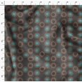 thumbnail image 4 of Soimoi Gray Rayon Fabric Sun Mandala Printed Fabric 1 Yard 42 Inch Wide, 4 of 5