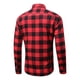 thumbnail image 2 of Camisa Hombre Manga Larga Cuadros Franela Casual Moda, 2 of 8