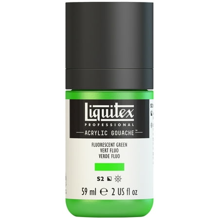 UPC: 0887452999829 | Liquitex Professional Acrylic Gouache 59ml Fluorescent Green