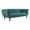 Teal, variant on Maklaine Modern Upholstered Polyester Fabric Sofa in Teal Blue