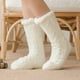 thumbnail image 1 of Calcetines de felpa para mujer, gruesos, cálidos, antideslizantes, transpirables, suaves, de in MABOTO Calcetines de mujer, 1 of 4