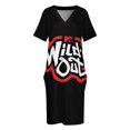 thumbnail image 4 of Wild N Out Loose Pocket Dress purple dress clothes for woman Female dress, 4 of 7