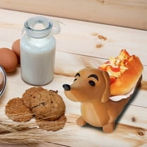 Joernso Dachshund Tray Reusable Hot Dog Tray Dachshund Shaped Dish Tray Food Plate Dinner Tray for Sandwiches Snacks