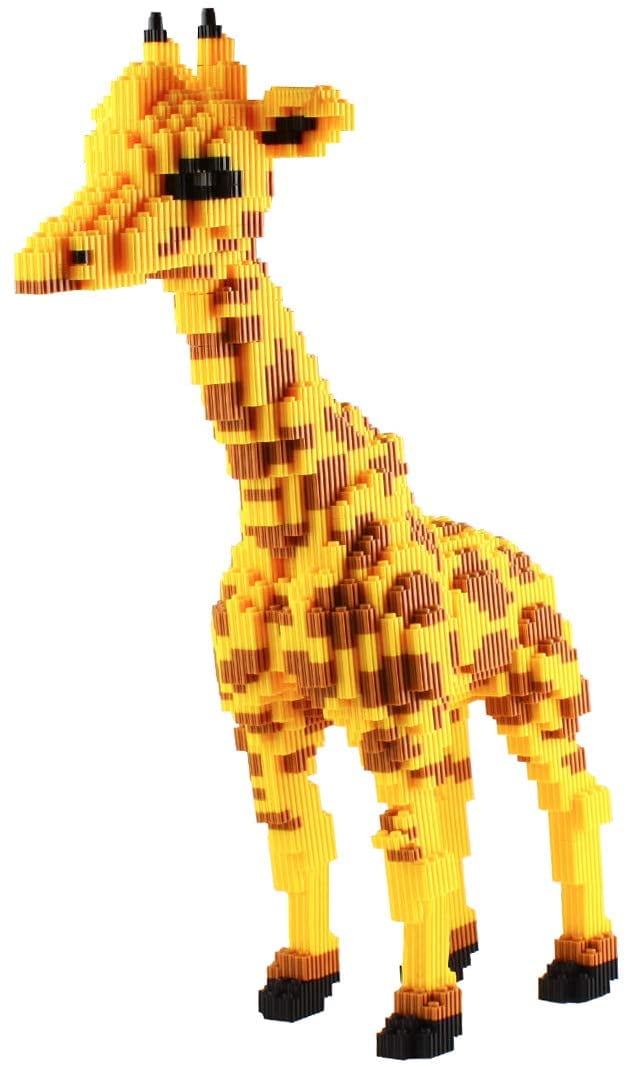 Micro Giraffe Building Blocks Animal Mini Building Toy Bricks