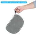 thumbnail image 4 of Funda para Palas de Ping Pong Uxcell, Funda Suave para Raquetas de Tenis de Mesa, Bolsa Contenedora en Forma de Ventilador, Gris, Paquete de 2, 4 of 6