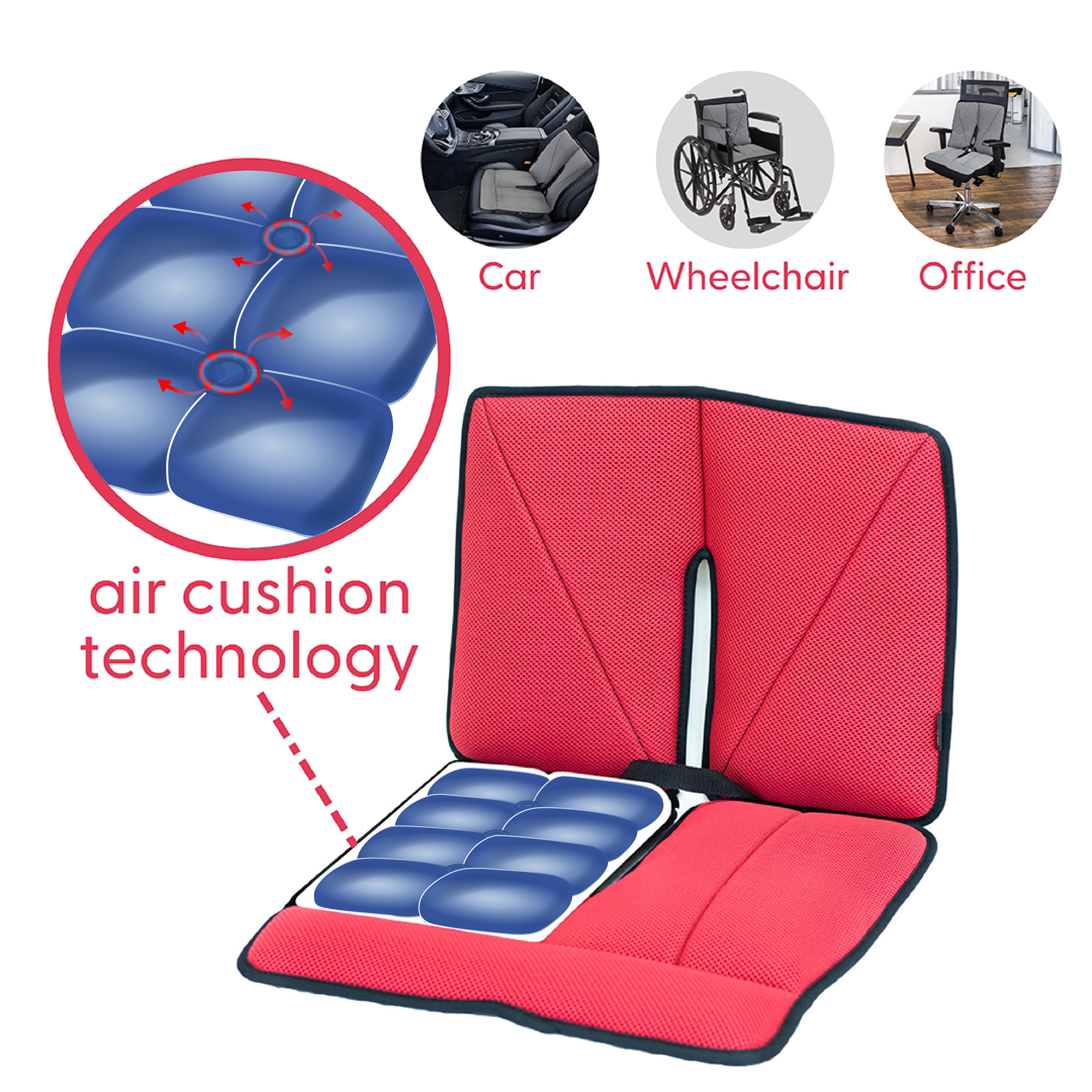 air cushion for back pain