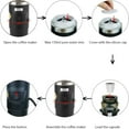 thumbnail image 5 of Portable Single Serve Car Coffee Maker Brewer, Portable Car Coffeemaker 12V Electric Coffee Machine Lighter Power Supply Moka Pot Stove Top Coffee Maker Espresso Maker, 5 of 6
