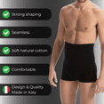 thumbnail image 2 of Farmacell Men's Shaper Boxer with Waist Girdle, Strong Shaping Effect, Made in Italy, Cod. 402, 2 of 10