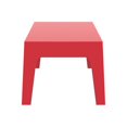 thumbnail image 3 of Table Centrale d'Extérieur en Résine Rouge, 3 of 6