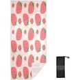 thumbnail image 2 of SKYSONIC Beach Towels 30"x60", Sweet Strawberry Dot Camping Towels Sand Free Beach Towel, Large Beach Towels Quick Dry Bath Travel Towels Pool Yoga Beach Mat for Men Women, 2 of 7