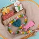 thumbnail image 4 of Easter Wood Bead Garland, Pink Bunny Spring Wood Beads Garland with , Wooden Beaded Easter Boho Decor, 4 of 5