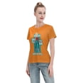 thumbnail image 4 of Women's Basic Short Sleeve T-Shirt Super Saiyan, 4 of 6