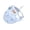 Blue, variant on Pet Sun Hat with Ear Holes for Dogs and Cats, Adjustable Patterned Outdoor Visor Cap, UV Protection Summer Pet Headwear Accessory Blue M