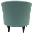 thumbnail image 5 of Fox Hill Trading Windsor 17.5" Traditional Polyester Fabric Club Chair in Blue, 5 of 6
