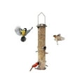 thumbnail image 5 of Mixed Seed Bird Feeder Cast Stainless Steel Tube Feeder Heavy Duty flip top and Easy Clean Base, 5 of 8