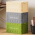thumbnail image 4 of Spacious Storage Bin with Excellent Load Bearing, Easy Assembly and Wheels, Stackable Storage Bin for Clothes and More, Folding Box for Home and Outdoor Organization, 4 of 7