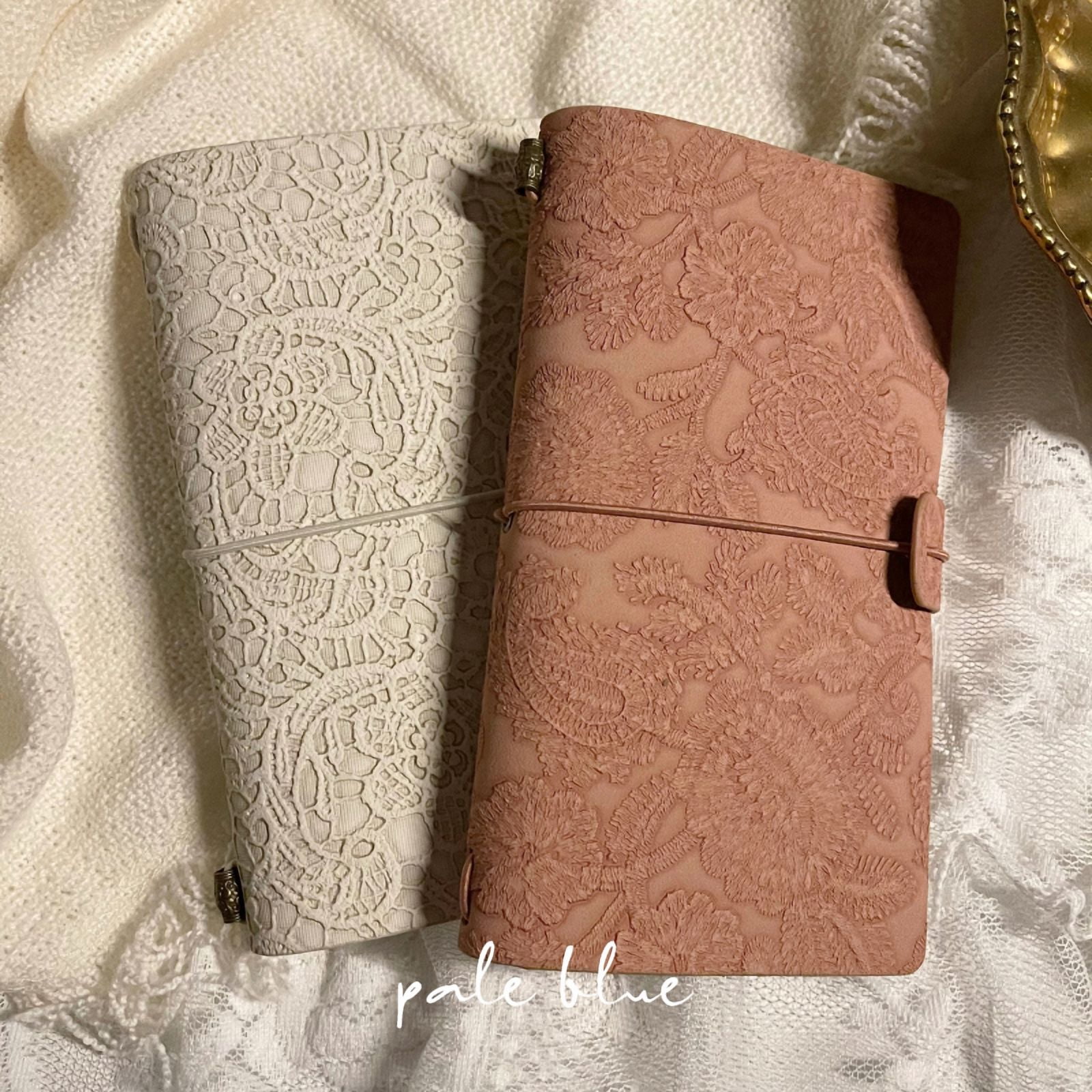 Vintage-Style Embossed Faux Leather Art Journal - Exquisite Junk Magazine Notebook with 3 Inner Notebooks
