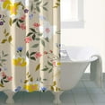 thumbnail image 4 of Waterproof Pioneer Shower Curtain 36x72 Inch Polyester Unique Colorful Floral Shower Curtain for Bathroom Hotel Home Decor with 7 Plastic Hooks, 4 of 4