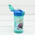 thumbnail image 5 of Zak Designs Good to Go! 16 oz Green and Blue Plastic Water Bottle with Straw and Flip-Top Lid, 5 of 13