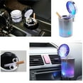 thumbnail image 5 of Zkca Car Ashtray, Car Cupholder Travel Ashtray with Self-Extinguishing Ashtray Fit Most Car Cup Holder 1Pack(White) A417, 5 of 7