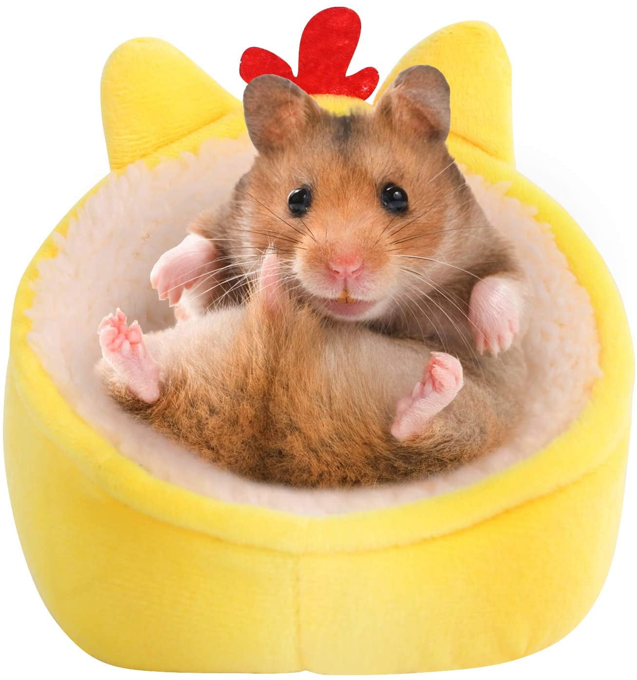 yellow hamster bedding