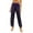 A-Purple, variant on Wyobmus Women's Cinch Bottom Sweatpants Casual Elastic Waist Sequin Jogger Pants A-Purple