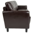 thumbnail image 5 of Flash Furniture Candler Park Upholstered Sofa in Brown LeatherSoft, 5 of 6