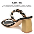 thumbnail image 3 of Journee Collection Womens Bronte Tru Comfort Foam Open Square Toe Block Heel Sandals, 3 of 6