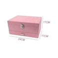 thumbnail image 5 of Estuche Caja Joyería Gran Capacidad Multifuncional Rosa, 5 of 5