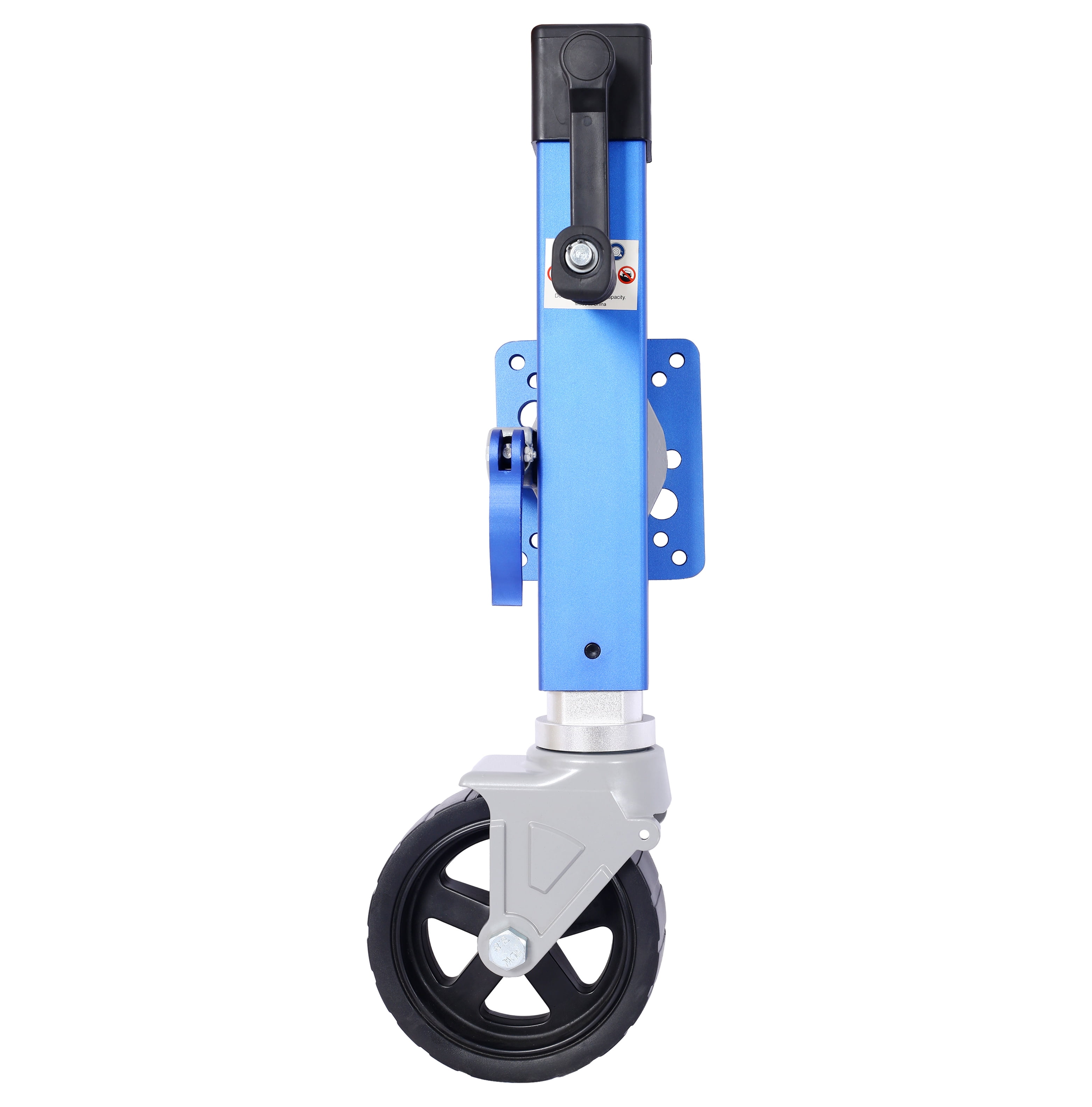Trailer Jack 1800 Lbs Capacity - Heavy Duty Aluminum Trailer Tongue Jack, 3x5 Trailer, Sidewind Handle, Blue