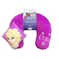 Disney Frozen Elsa 4”x 4”x 4” 3D Ultra Stretch Mini Cube Travel Pillow 