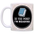 thumbnail image 3 of ThisWear Introvert Gifts Do You Mind I'm Reading Librarian 11 ounce Coffee Mug Beige, 3 of 5