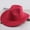 w93# Hot Pink509, variant on Wuxian Men Retro Western Cowboy Hat Solid Color Adjustable Strap Outdoor Fashionable Lightweight Classic Shapeable Wide Brim Cattleman Caps Festival Party Jazz Bowler Hat,Beige,One Size