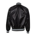 thumbnail image 3 of Augusta Sportswear Men's Satin Baseball Jacket/Striped Trim - 3610, 3 of 3