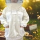 thumbnail image 5 of Chaqueta de , sombrero, de malla, equipo portátil para abejas, ropa de apicultor con sombrero de red extraíble para abejas SG, 5 of 7