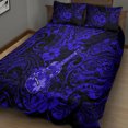 thumbnail image 2 of Hawaii Ukulele Duvet cover Polynesian Pattern Navy Blue Version LT01, 2 of 5